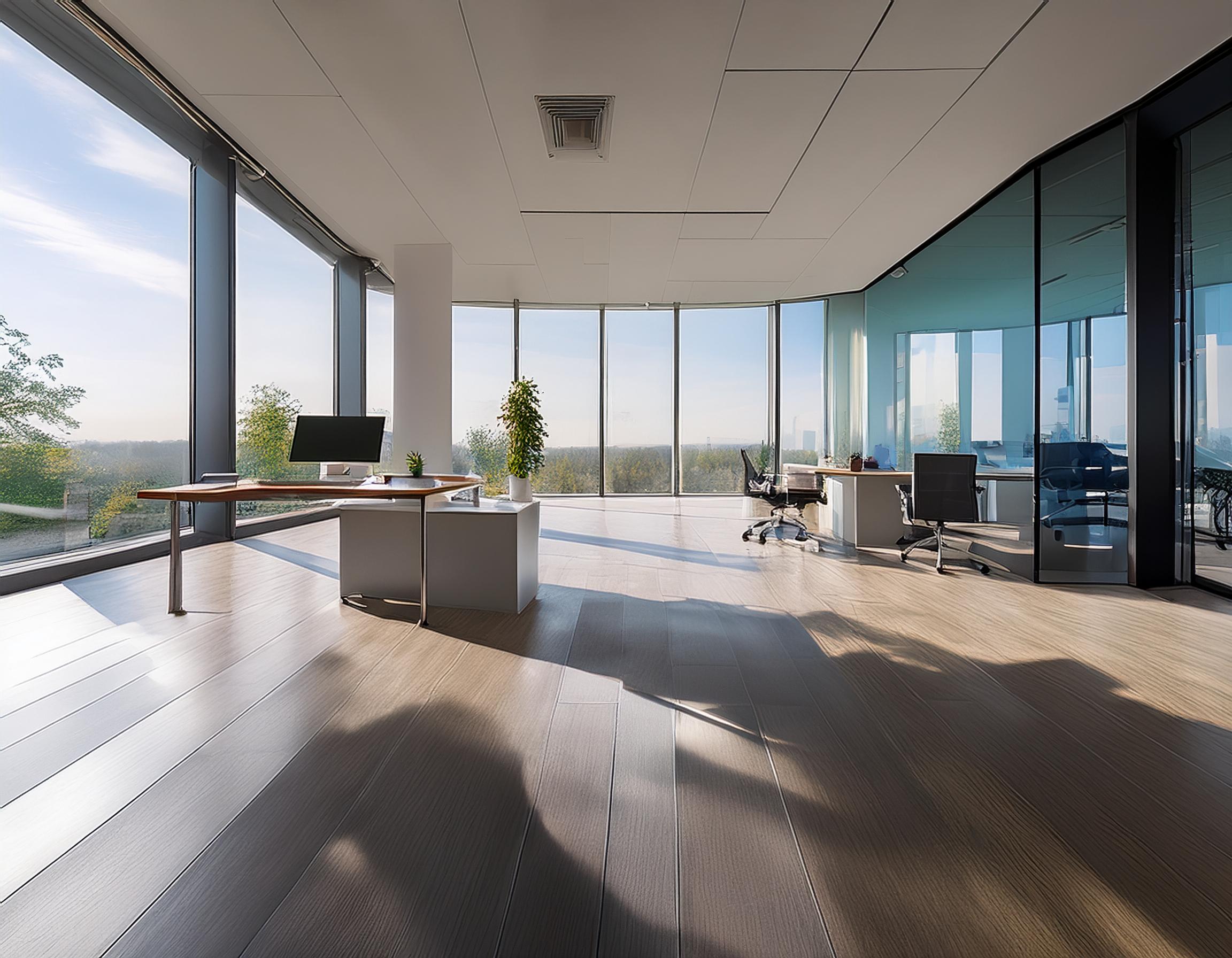 Elegantes Bürointerieur einer klassischen Steuerberatungskanzlei in Frankfurt am Main